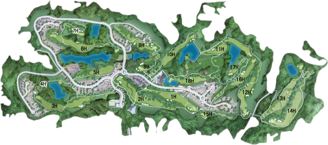 ブリストルゴルフコースマップ